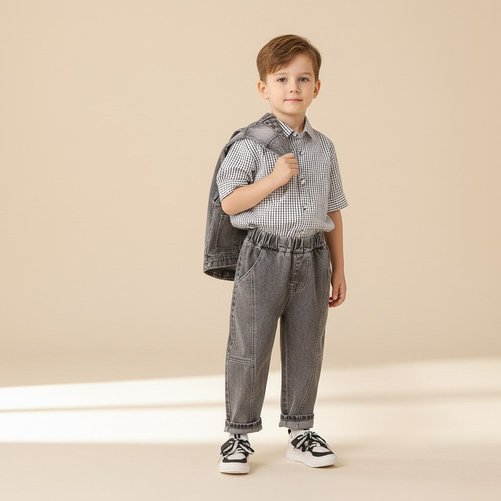 Little Gentleman Denim Set
