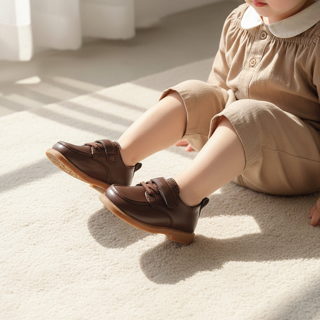 Oxford Charm Velcro Shoes
