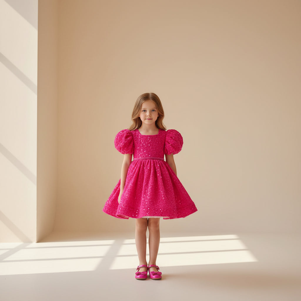 Scarlet Sparkle Tulle Dress