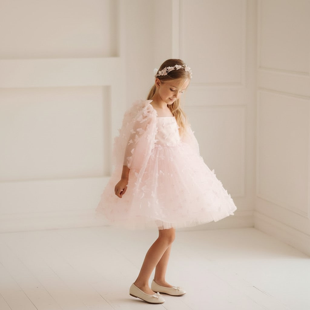 Blossom Whisper Tulle Dress