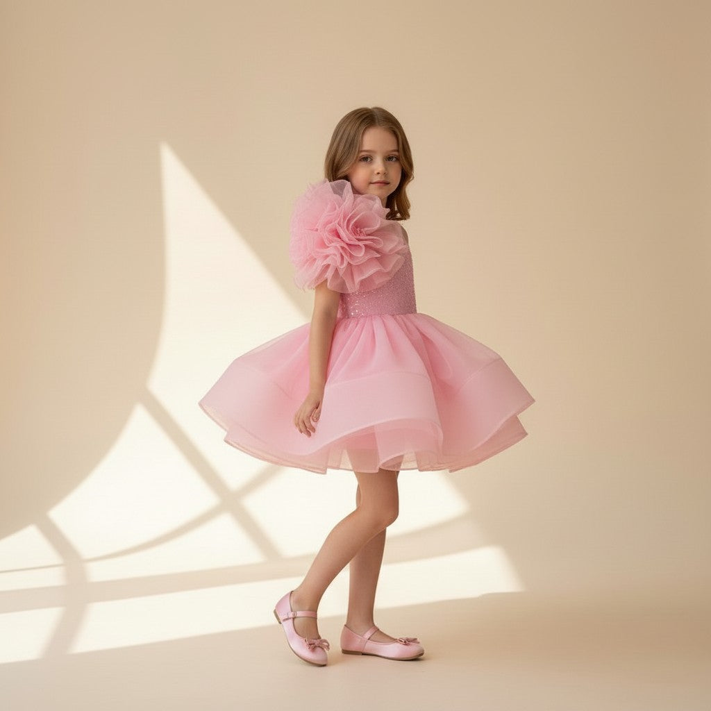 Blush Bloom Couture Dress