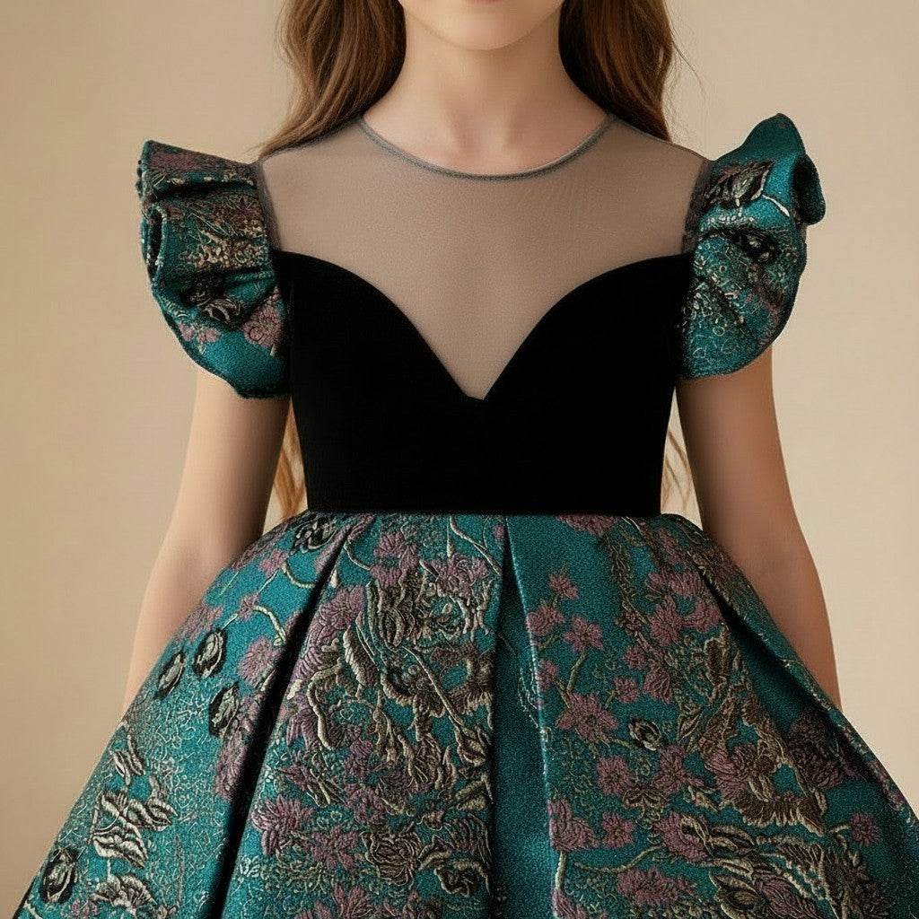 Emerald Royale Gala Dress
