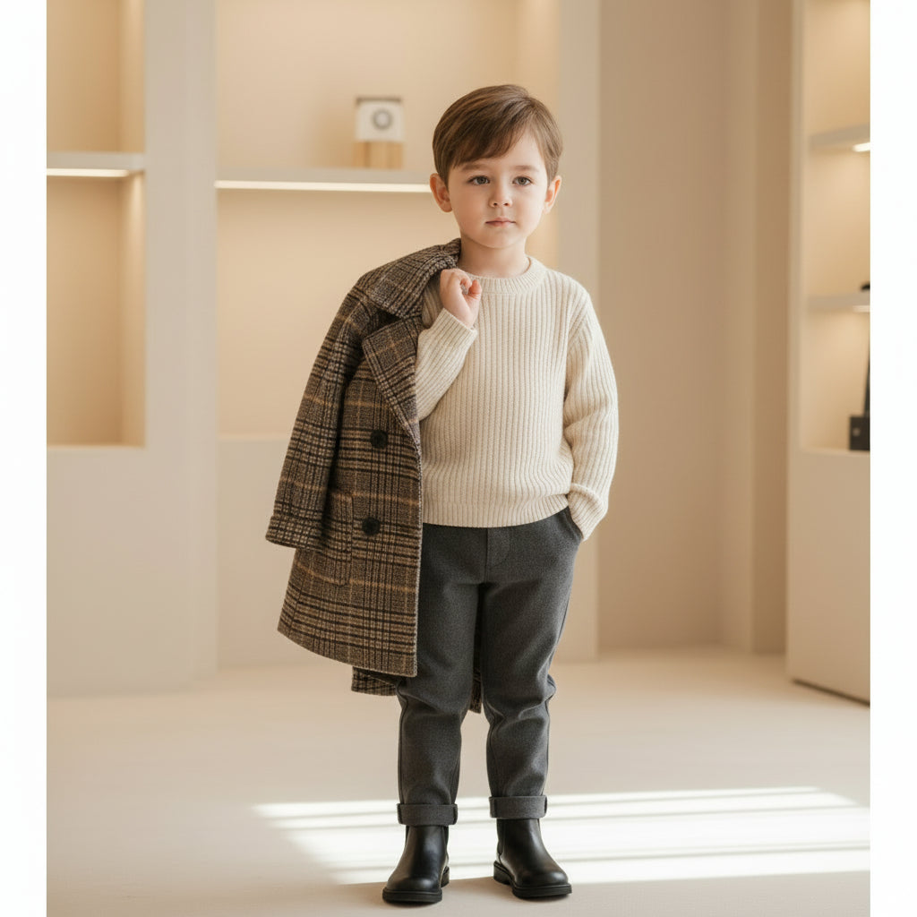 Heritage Plaid Trench Coat