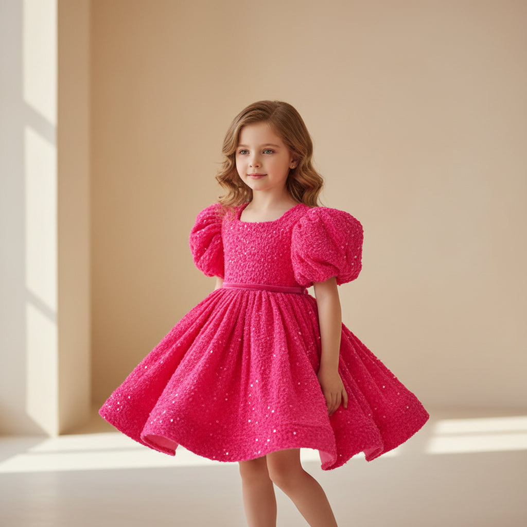 Scarlet Sparkle Tulle Dress