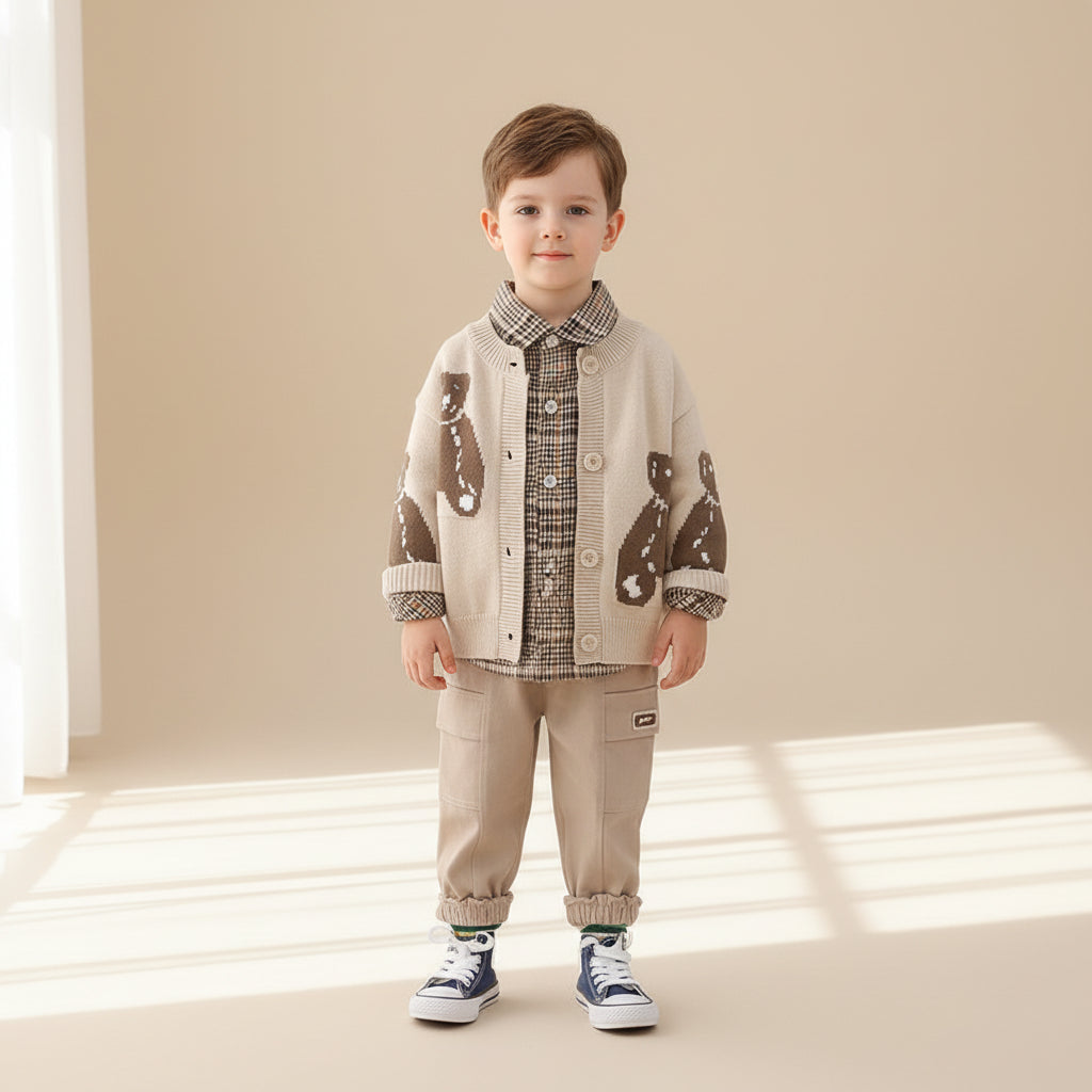 Cozy Cub 3-Piece Knit Set