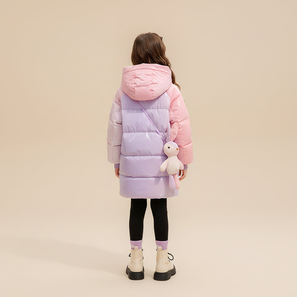 Blush Aurora Puffer Coat