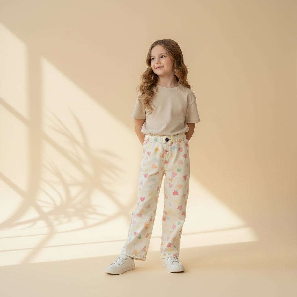 Sweetheart Bloom Wide-Leg Pants