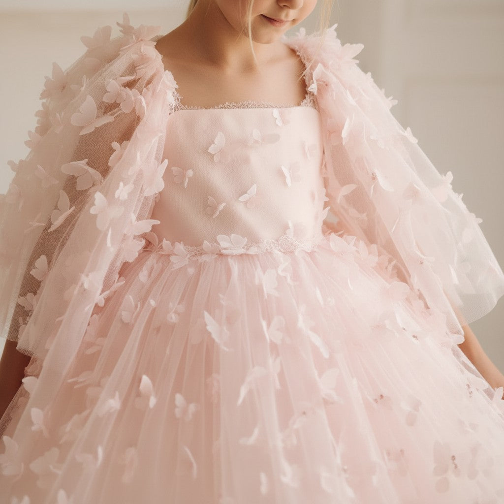 Blossom Whisper Tulle Dress