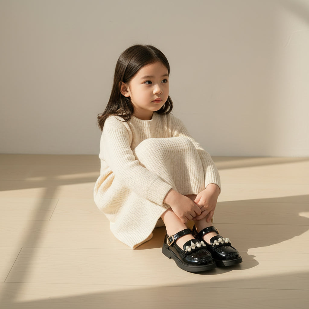 Pearl Garden Mary Janes