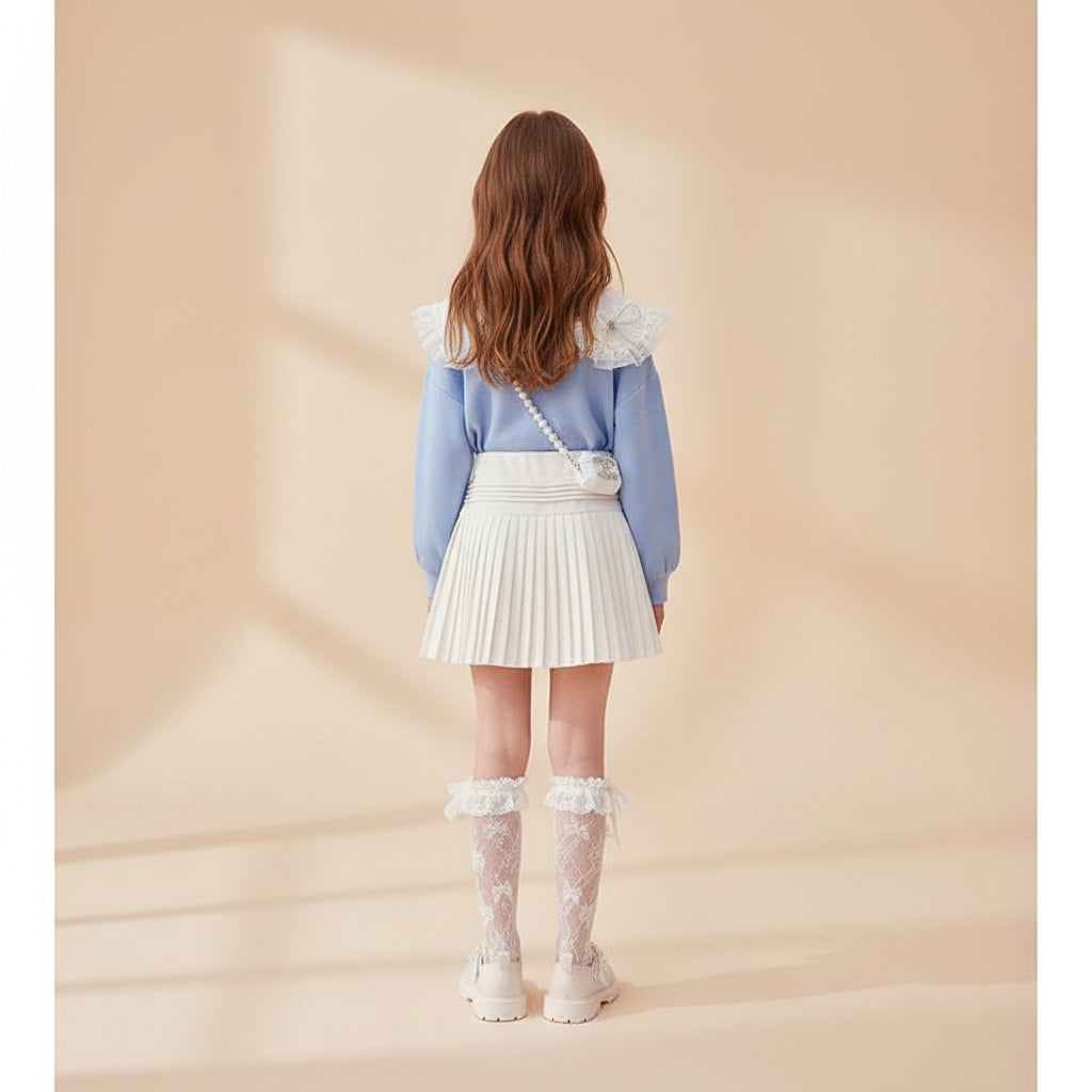 Little Princess Pleated Skirt Set