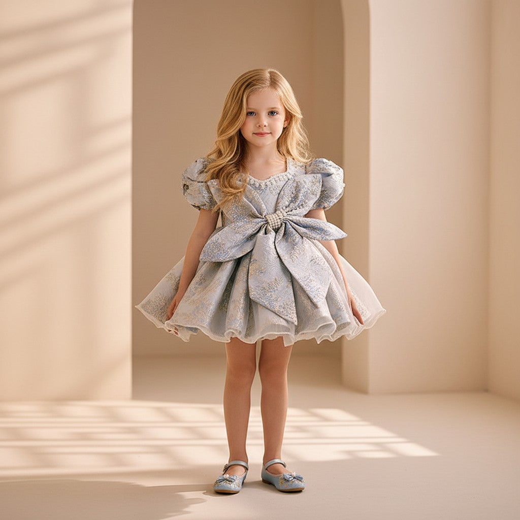 Silver Majesty Couture Dress