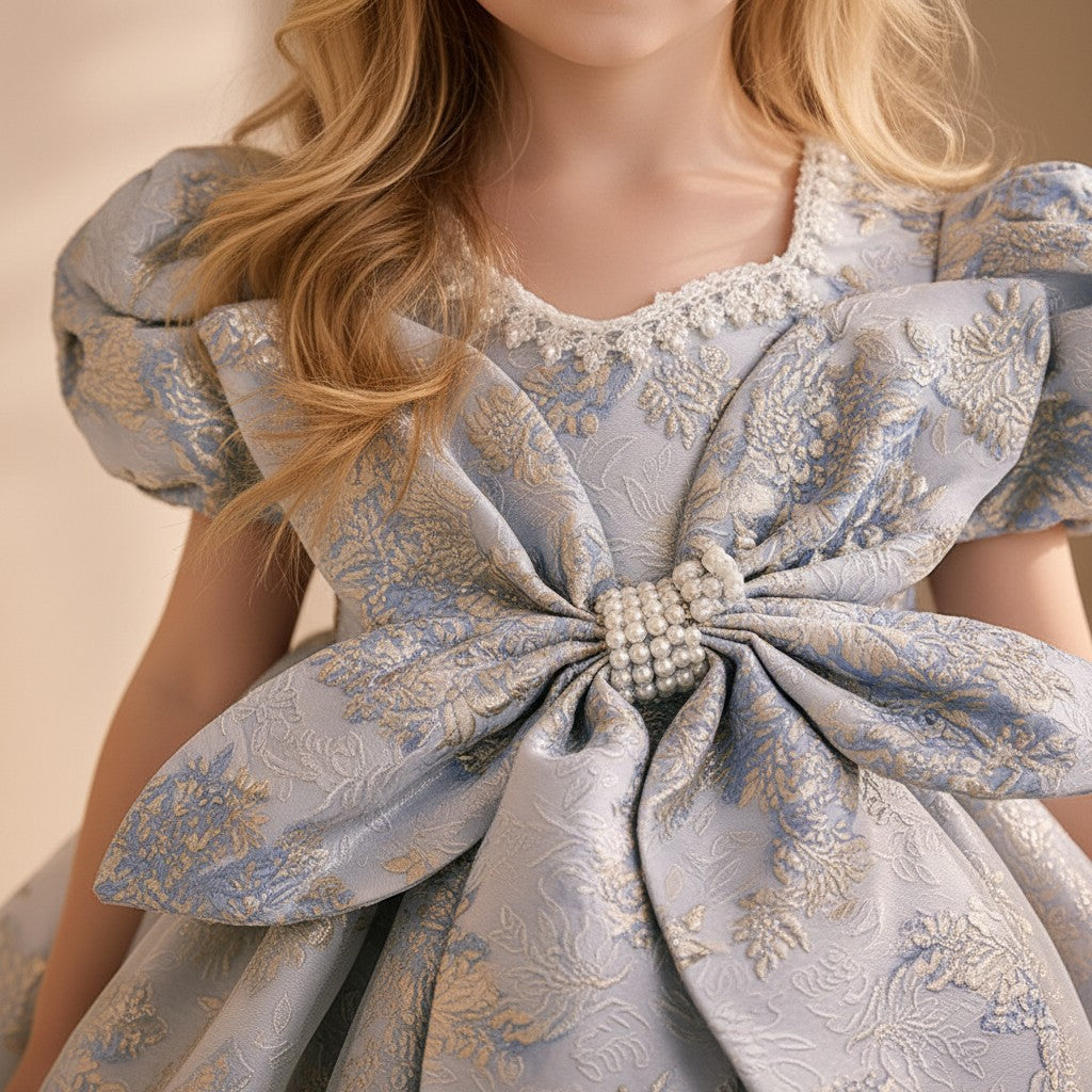 Silver Majesty Couture Dress