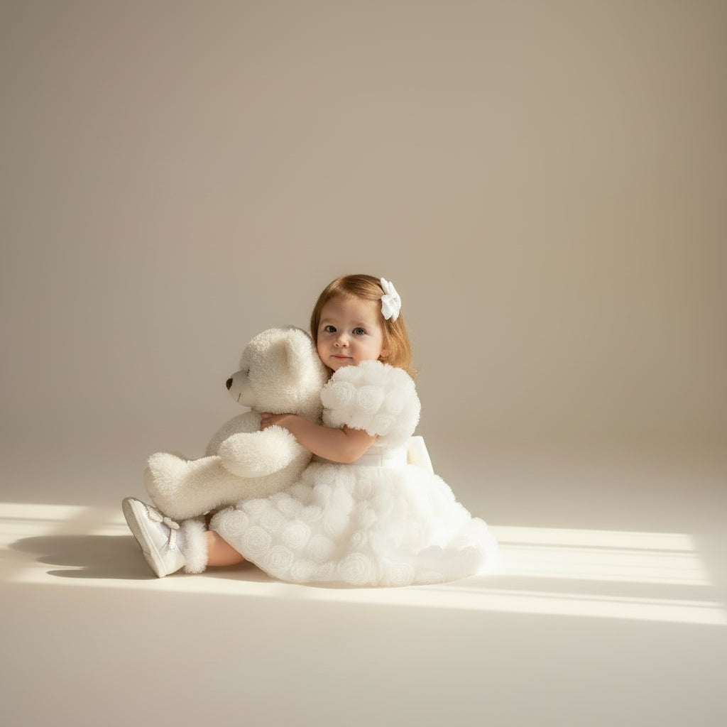 Rosette Cloud Tutu Dress