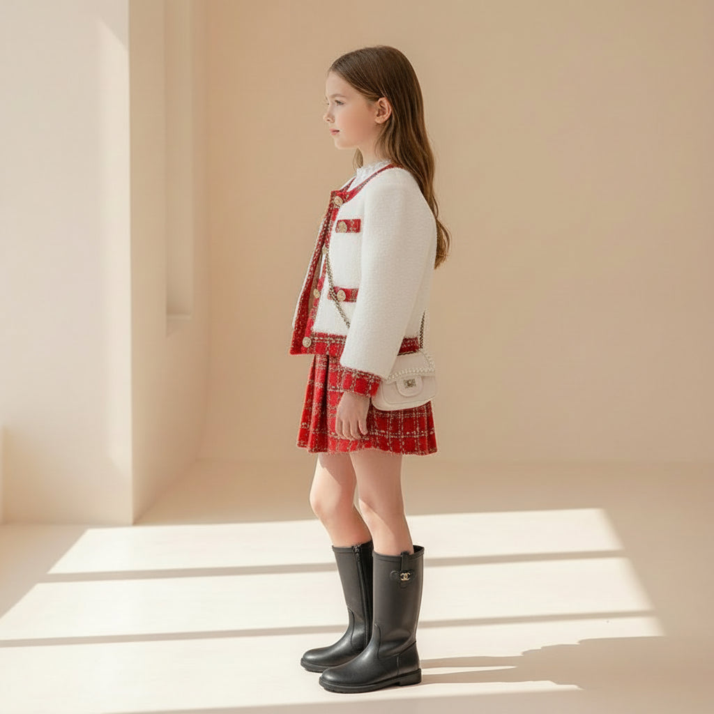 Noël Plaid Couture Set