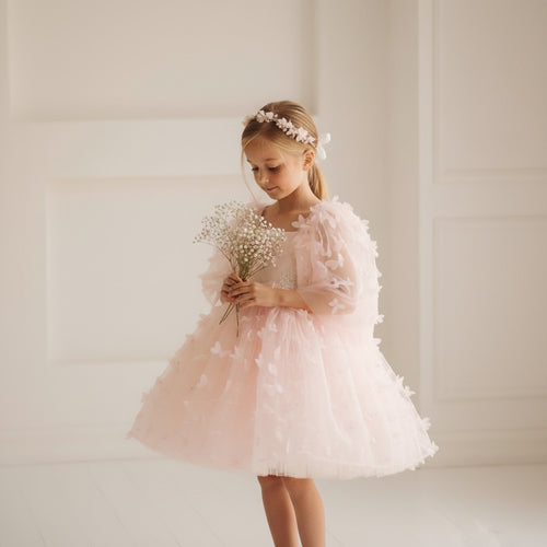 Blossom Whisper Tulle Dress