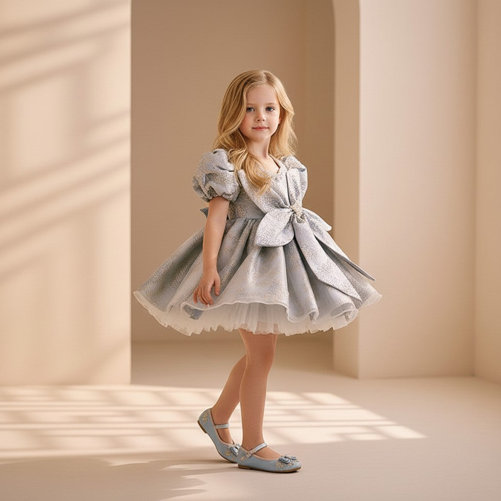 Silver Majesty Couture Dress