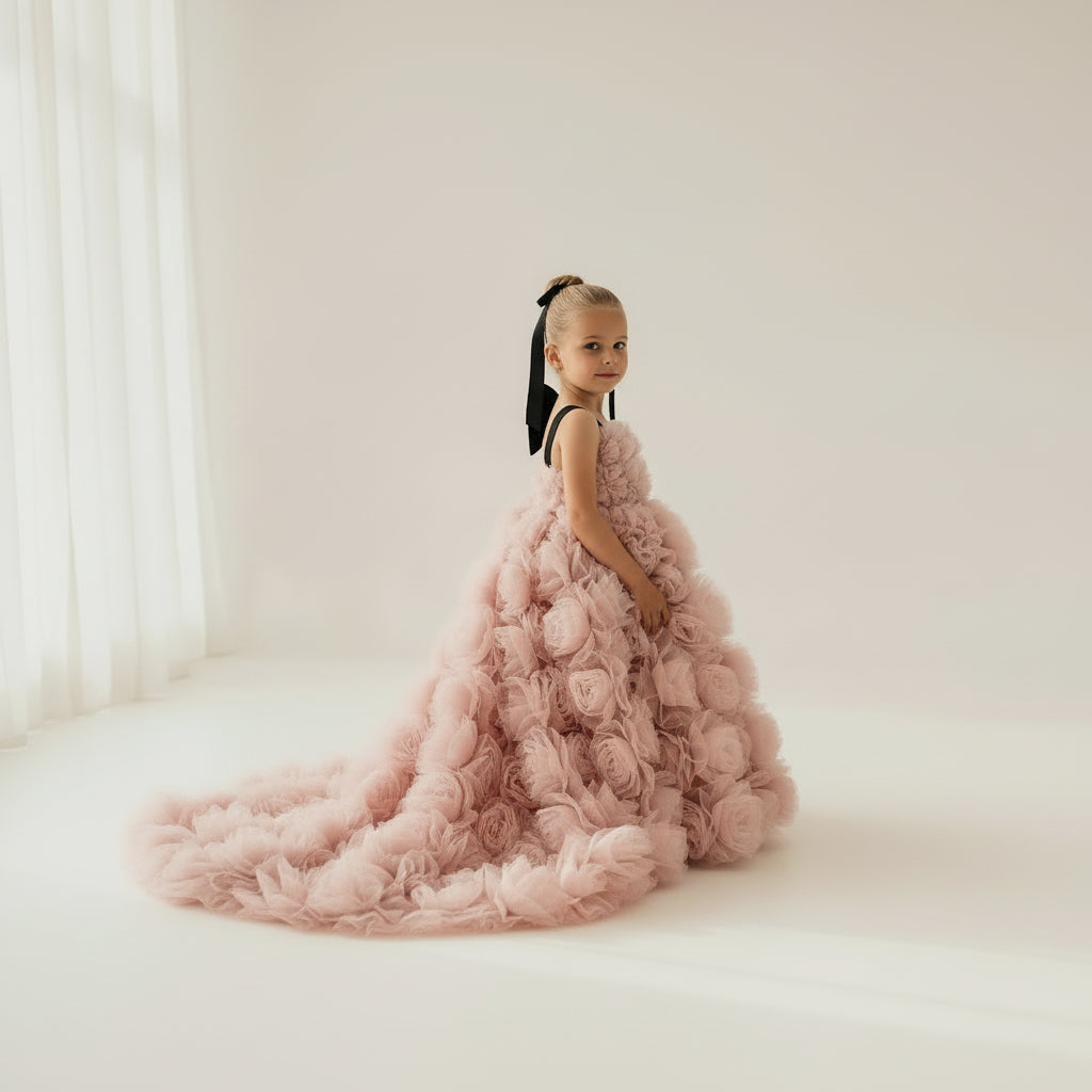 Rosette Princess Couture Dress