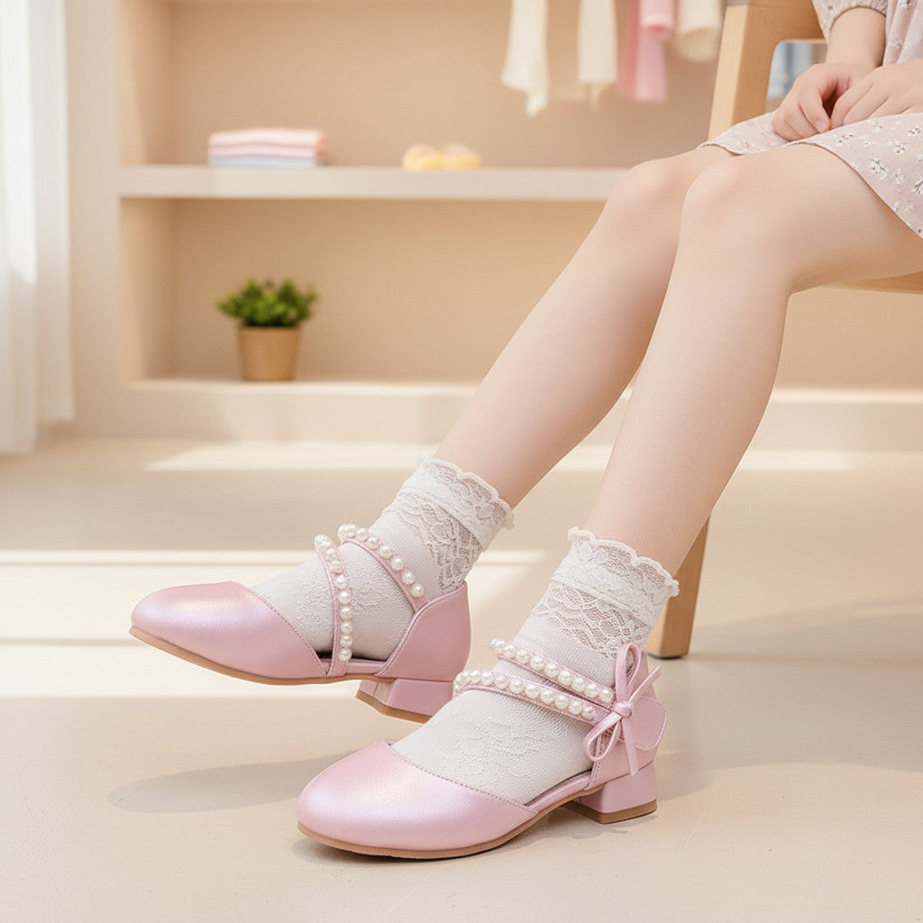 Blush Pearl Heirloom Mary Janes
