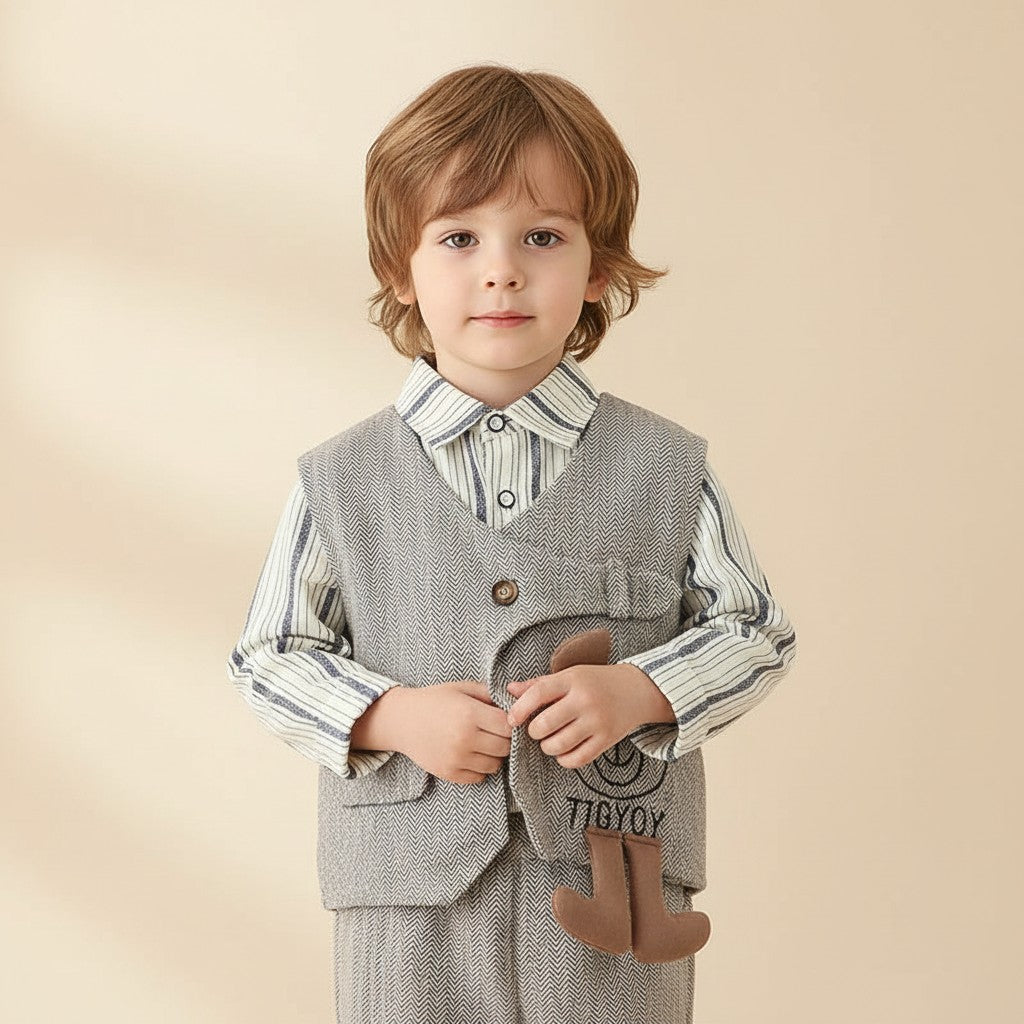 Little Bear Knit Lounge Set