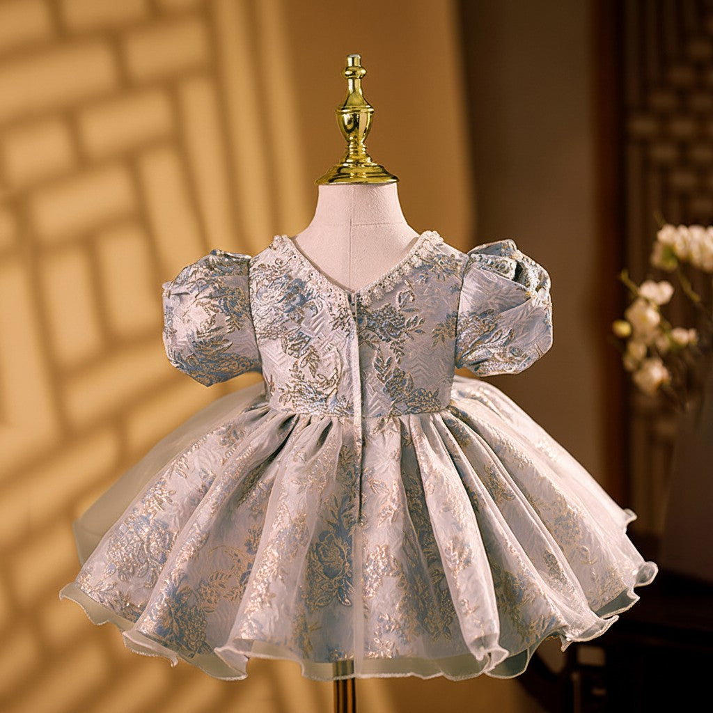 Silver Majesty Couture Dress