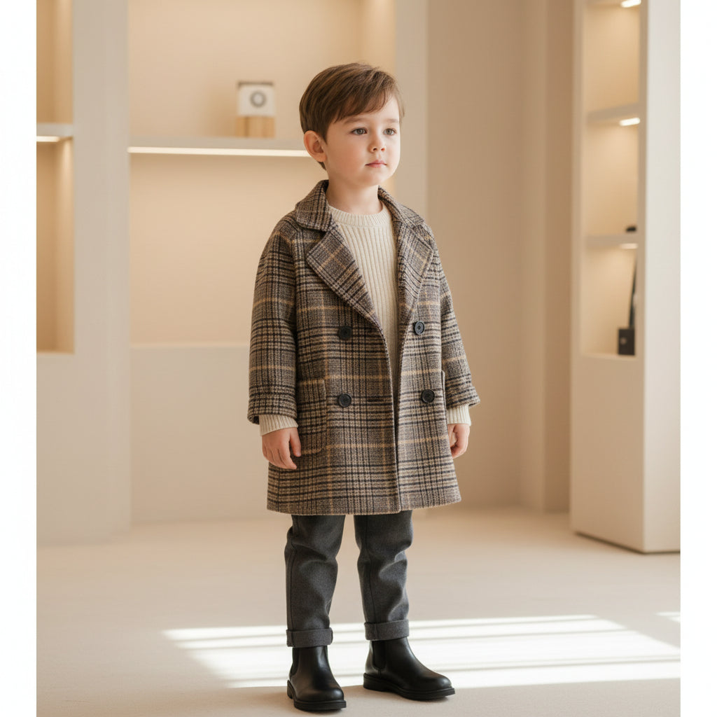 Heritage Plaid Trench Coat