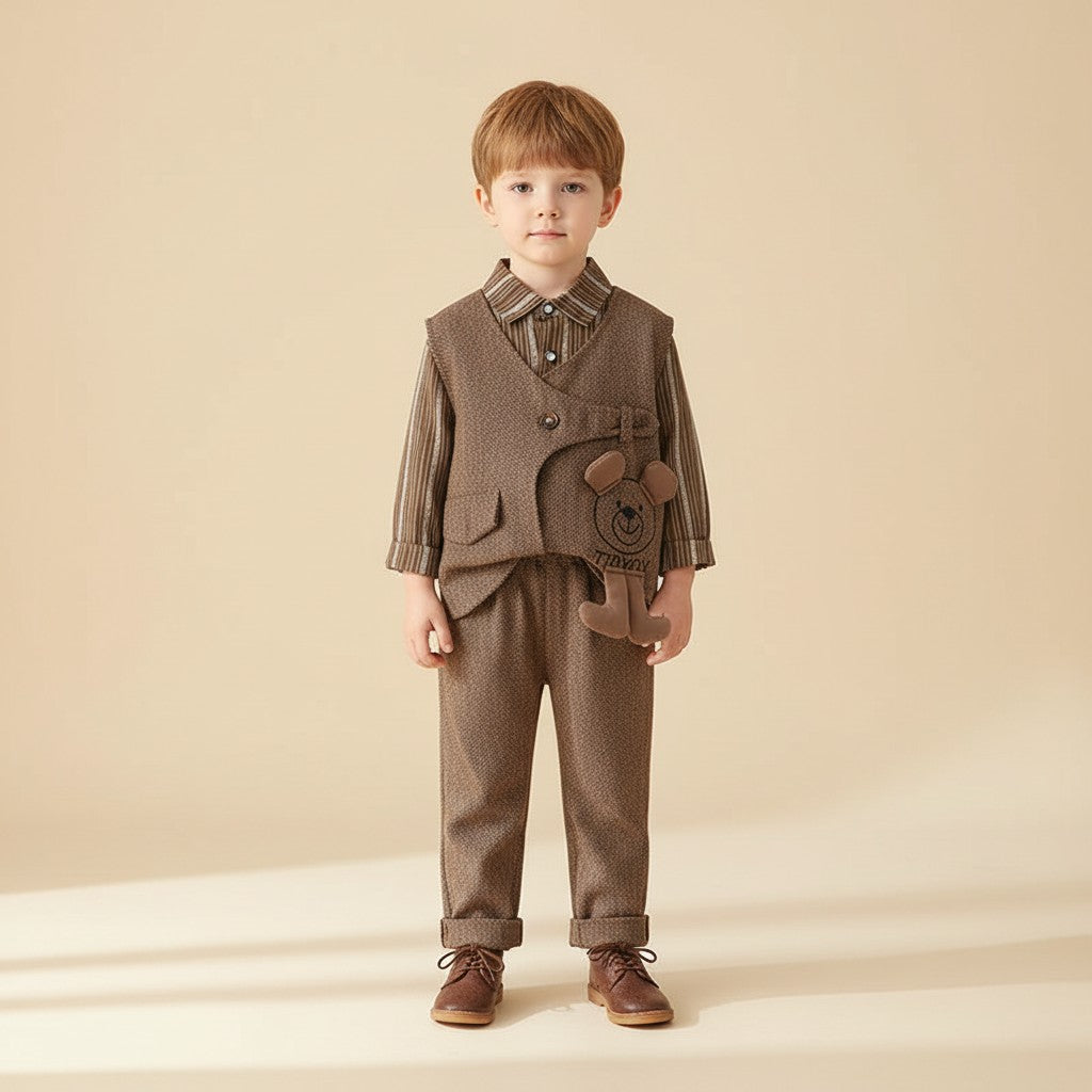 Little Bear Knit Lounge Set