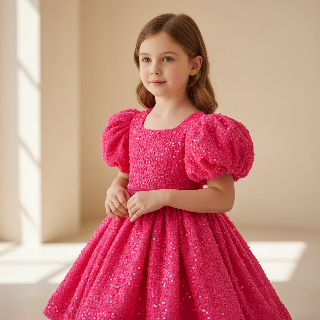 Scarlet Sparkle Tulle Dress